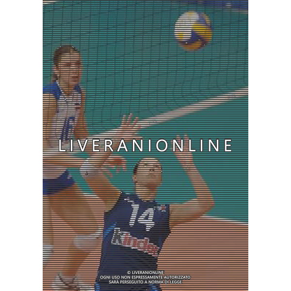 ALASSIO (SV) 18/10/2006 TORNEO PREMONDIALE DI VOLLEY FEMMINILE NAZIONALE ITALIANA VOLLEY NELLA FOTO LO BIANCO ELEONORA PH GIGI ARCAINI/AG. ALDO LIVERANI