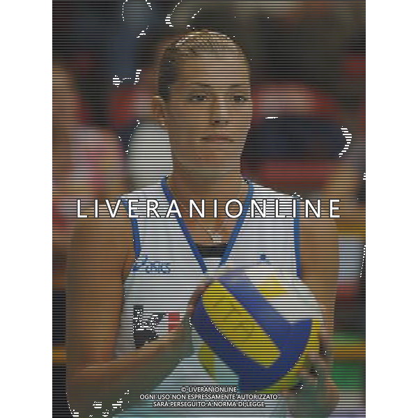 ALASSIO (SV) 18/10/2006 TORNEO PREMONDIALE DI VOLLEY FEMMINILE NAZIONALE ITALIANA VOLLEY NELLA FOTO PICCININI FRANCESCA PH GIGI ARCAINI/AG. ALDO LIVERANI
