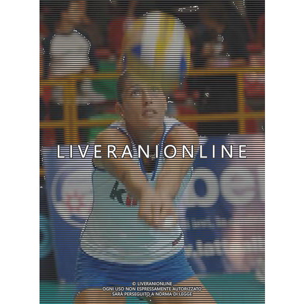 ALASSIO (SV) 18/10/2006 TORNEO PREMONDIALE DI VOLLEY FEMMINILE NAZIONALE ITALIANA VOLLEY NELLA FOTO PICCININI FRANCESCA PH GIGI ARCAINI/AG. ALDO LIVERANI