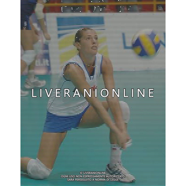 ALASSIO (SV) 18/10/2006 TORNEO PREMONDIALE DI VOLLEY FEMMINILE NAZIONALE ITALIANA VOLLEY NELLA FOTO PICCININI FRANCESCA PH GIGI ARCAINI/AG. ALDO LIVERANI