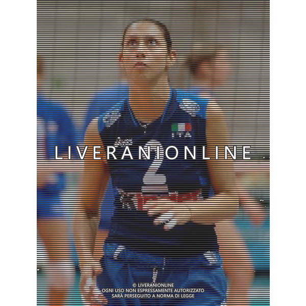 ALASSIO (SV) 18/10/2006 TORNEO PREMONDIALE DI VOLLEY FEMMINILE NAZIONALE ITALIANA VOLLEY NELLA FOTO RINIERI-DENNIS SIMONA PH GIGI ARCAINI/AG. ALDO LIVERANI