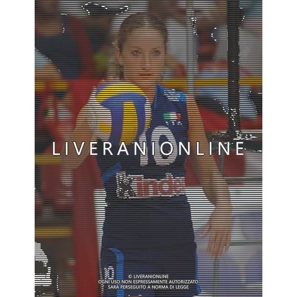 ALASSIO (SV) 18/10/2006 TORNEO PREMONDIALE DI VOLLEY FEMMINILE NAZIONALE ITALIANA VOLLEY NELLA FOTO DALL\'IGNA STEFANIA PH GIGI ARCAINI/AG. ALDO LIVERANI