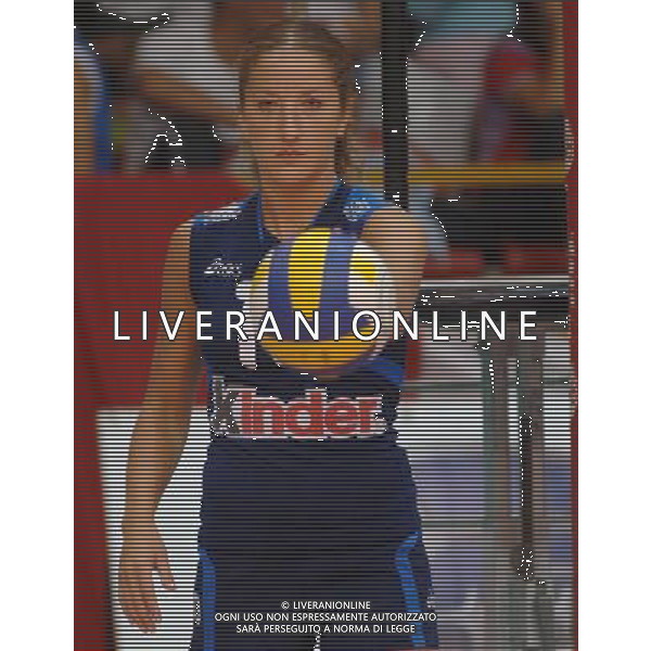 ALASSIO (SV) 18/10/2006 TORNEO PREMONDIALE DI VOLLEY FEMMINILE NAZIONALE ITALIANA VOLLEY NELLA FOTO DALL\'IGNA STEFANIA PH GIGI ARCAINI/AG. ALDO LIVERANI