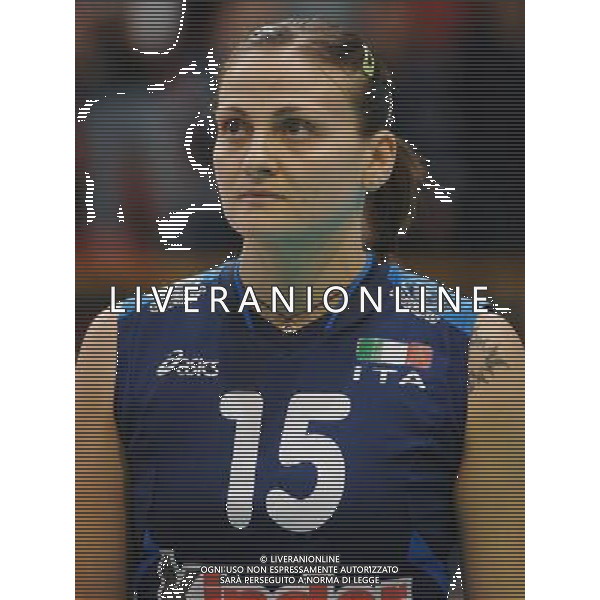 ALASSIO (SV) 18/10/2006 TORNEO PREMONDIALE DI VOLLEY FEMMINILE NAZIONALE ITALIANA VOLLEY NELLA FOTO DEL CORE ANTONELLA PH GIGI ARCAINI/AG. ALDO LIVERANI