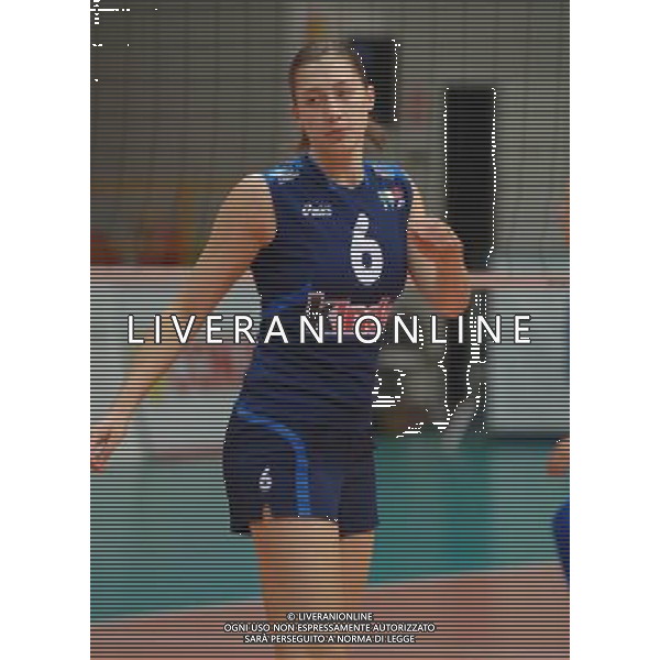 ALASSIO (SV) 18/10/2006 TORNEO PREMONDIALE DI VOLLEY FEMMINILE NAZIONALE ITALIANA VOLLEY NELLA FOTO FIORIN VALENTINA PH GIGI ARCAINI/AG. ALDO LIVERANI
