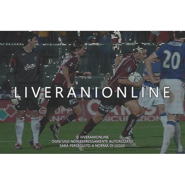 LIVORNO, 19 OTTOBRE 2006 CALCIO COPPA UEFA LIVORNO-GLASGOW RANGER NELLA FOTO:LUCARELLI E DANILEVICIUS FOTO:A.BIZZI\A.LIVERANI