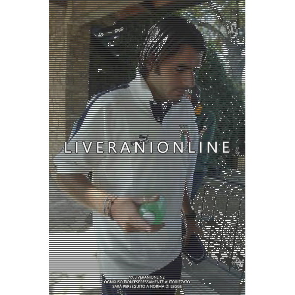 Coverciano (Fi) 02/09/2003 Conferenza Stampa e Allenamento della Nazionale Italiana di calcio Nella foto: Perrotta Simone* Ph Gianni Nucci/Aldo Liverani