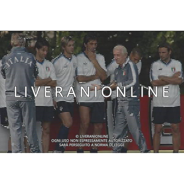 Coverciano (Fi) 02/09/2003 Conferenza Stampa e Allenamento della Nazionale Italiana di calcio Nella foto: Trapattoni Giovanni* Ph Gianni Nucci/Aldo Liverani