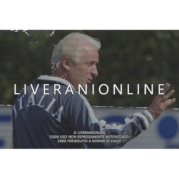 Coverciano (Fi) 02/09/2003 Conferenza Stampa e Allenamento della Nazionale Italiana di calcio Nella foto: Trapattoni Giovanni* Ph Gianni Nucci/Aldo Liverani