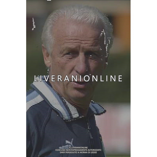 Coverciano (Fi) 02/09/2003 Conferenza Stampa e Allenamento della Nazionale Italiana di calcio Nella foto: Trapattoni Giovanni* Ph Gianni Nucci/Aldo Liverani