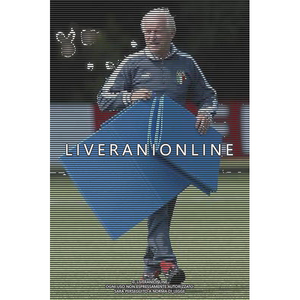 Coverciano (Fi) 02/09/2003 Conferenza Stampa e Allenamento della Nazionale Italiana di calcio Nella foto: Trapattoni Giovanni* Ph Gianni Nucci/Aldo Liverani