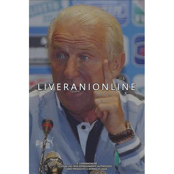 Coverciano (Fi) 02/09/2003 Conferenza Stampa e Allenamento della Nazionale Italiana di calcio Nella foto: Trapattoni Giovanni* Ph Gianni Nucci/Aldo Liverani