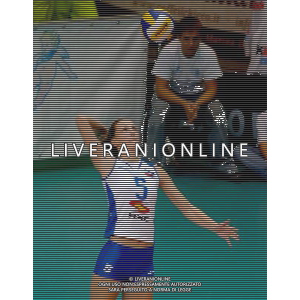 ALASSIO (SV) 18/10/2006 TORNEO PREMONDIALE DI VOLLEY FEMMINILE NAZIONALE SERBIA MONTENEGRO VOLLEY NELLA FOTO KRSMANOVIC NATASA PH GIGI ARCAINI/AG. ALDO LIVERANI