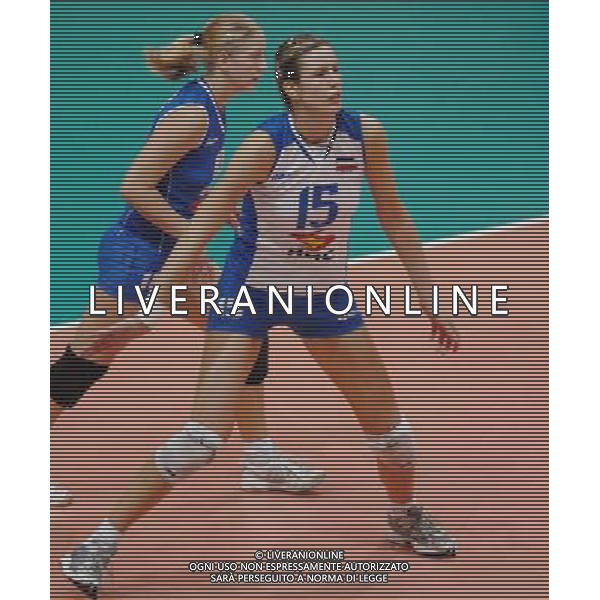 ALASSIO (SV) 18/10/2006 TORNEO PREMONDIALE DI VOLLEY FEMMINILE NAZIONALE SERBIA MONTENEGRO VOLLEY NELLA FOTO NIKOLIC JELENA PH GIGI ARCAINI/AG. ALDO LIVERANI
