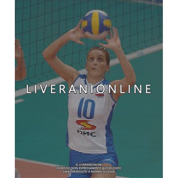 ALASSIO (SV) 18/10/2006 TORNEO PREMONDIALE DI VOLLEY FEMMINILE NAZIONALE SERBIA MONTENEGRO VOLLEY NELLA FOTO OGNJENOVIC MAJA PH GIGI ARCAINI/AG. ALDO LIVERANI