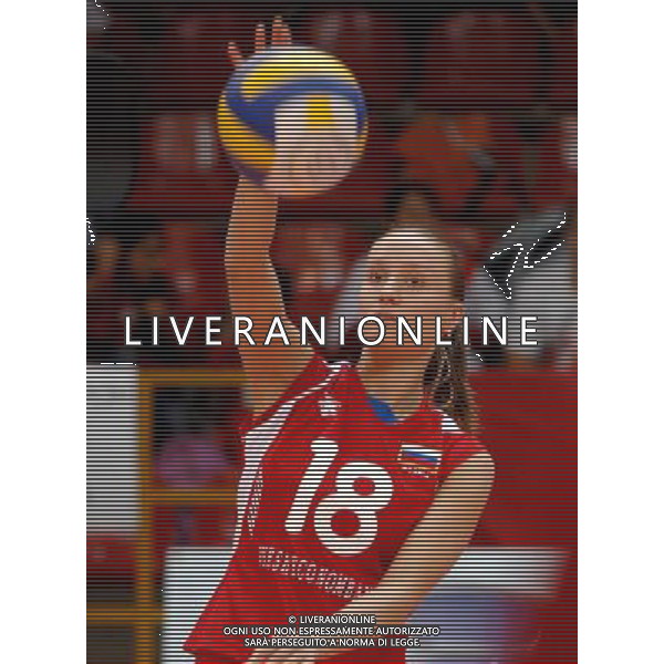 ALASSIO (SV) 18/10/2006 TORNEO PREMONDIALE DI VOLLEY FEMMINILE NAZIONALE RUSSA VOLLEY NELLA FOTO AKULOVA MARINA PH GIGI ARCAINI/AG. ALDO LIVERANI