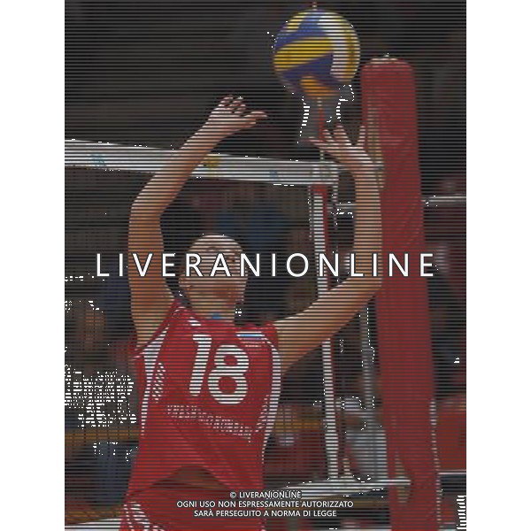 ALASSIO (SV) 18/10/2006 TORNEO PREMONDIALE DI VOLLEY FEMMINILE NAZIONALE RUSSA VOLLEY NELLA FOTO AKULOVA MARINA PH GIGI ARCAINI/AG. ALDO LIVERANI