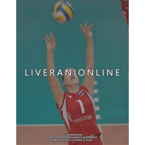 ALASSIO (SV) 18/10/2006 TORNEO PREMONDIALE DI VOLLEY FEMMINILE NAZIONALE RUSSA VOLLEY NELLA FOTO BORODAKOVA MARIA PH GIGI ARCAINI/AG. ALDO LIVERANI