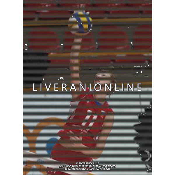 ALASSIO (SV) 18/10/2006 TORNEO PREMONDIALE DI VOLLEY FEMMINILE NAZIONALE RUSSA VOLLEY NELLA FOTO GAMOVA EKATERINA PH GIGI ARCAINI/AG. ALDO LIVERANI