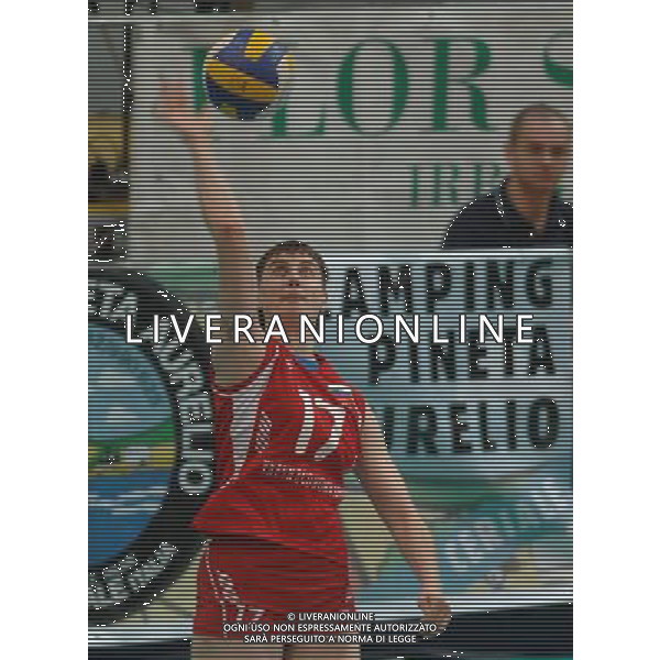 ALASSIO (SV) 18/10/2006 TORNEO PREMONDIALE DI VOLLEY FEMMINILE NAZIONALE RUSSA VOLLEY NELLA FOTO KULIKOVA NATALIA PH GIGI ARCAINI/AG. ALDO LIVERANI