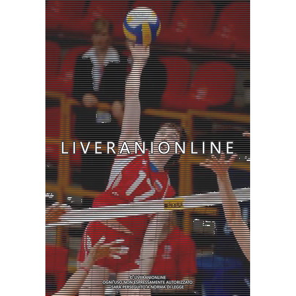 ALASSIO (SV) 18/10/2006 TORNEO PREMONDIALE DI VOLLEY FEMMINILE NAZIONALE RUSSA VOLLEY NELLA FOTO KULIKOVA NATALIA PH GIGI ARCAINI/AG. ALDO LIVERANI