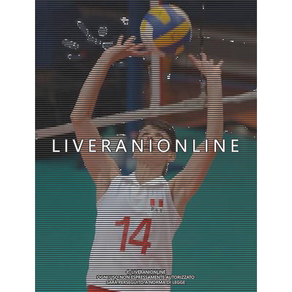 ALASSIO (SV) 18/10/2006 TORNEO PREMONDIALE DI VOLLEY FEMMINILE NAZIONALE PERU\' VOLLEY NELLA FOTO KELDIBEKOVA ELENA PH GIGI ARCAINI/AG. ALDO LIVERANI