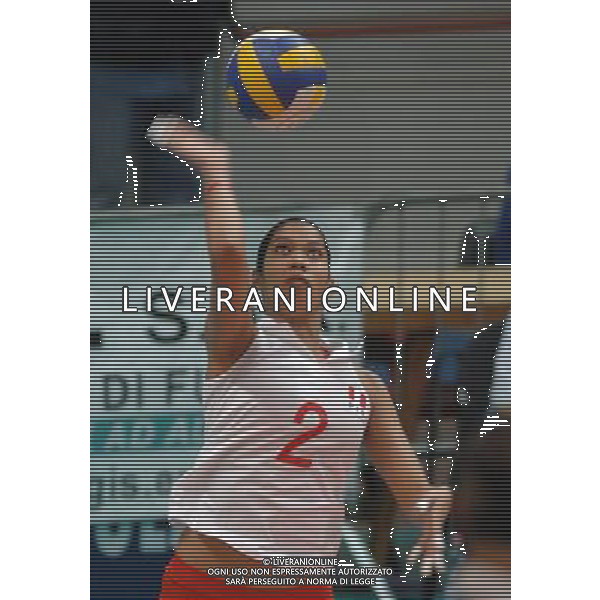 ALASSIO (SV) 18/10/2006 TORNEO PREMONDIALE DI VOLLEY FEMMINILE NAZIONALE PERU\' VOLLEY NELLA FOTO URIBE MIRTHA PH GIGI ARCAINI/AG. ALDO LIVERANI