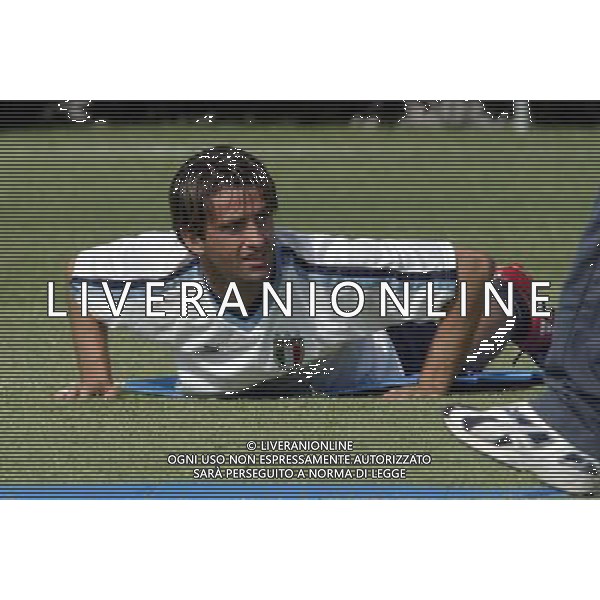 Coverciano (Fi) 02/09/03 Allenamento della Nazionale italiana di Calcio Nella foto: Panucci Christian Ph Gianni Nucci/Aldo Liverani