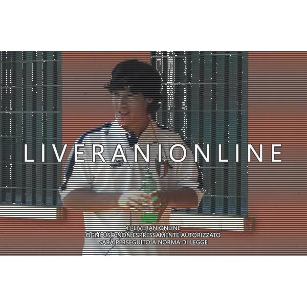 Coverciano (Fi) 02/09/03 Allenamento della Nazionale italiana di Calcio Nella foto: Camoranesi Mauro German* Ph Gianni Nucci/Aldo Liverani