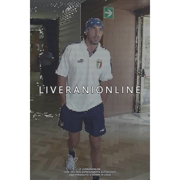 Coverciano (Fi) 02/09/03 Allenamento della Nazionale italiana di Calcio Nella foto: Buffon Gianluigi* Ph Gianni Nucci/Aldo Liverani