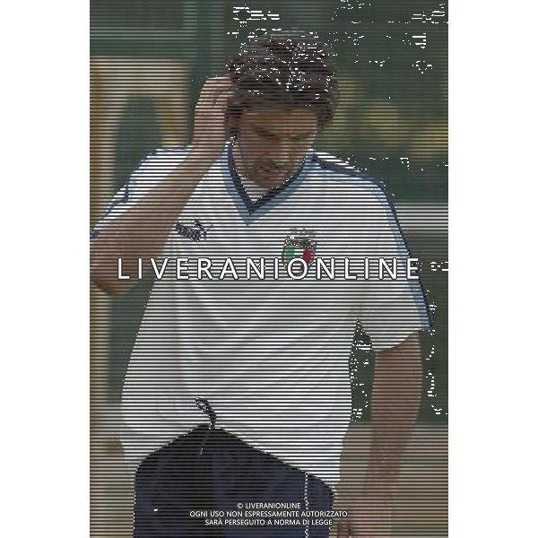 Coverciano (Fi) 02/09/03 Allenamento della Nazionale italiana di Calcio Nella foto: Buffon Gianluigi* Ph Gianni Nucci/Aldo Liverani