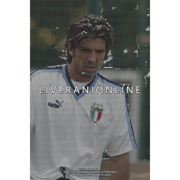 Coverciano (Fi) 02/09/03 Allenamento della Nazionale italiana di Calcio Nella foto: Buffon Gianluigi* Ph Gianni Nucci/Aldo Liverani