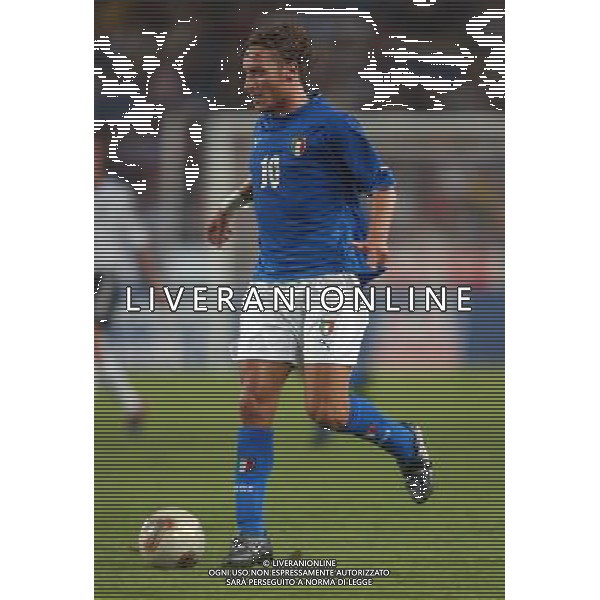 Nazionale italiana calcio 2003/04 nella foto Totti Francesco foto Marco Luzzani/Ag Aldo Liverani s.a.s.