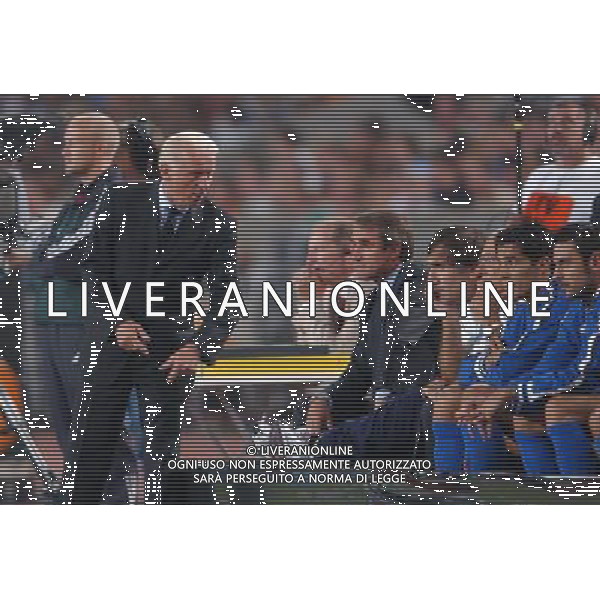 Nazionale italiana calcio 2003/04 nella foto Panchina Italia foto Marco Luzzani/Ag Aldo Liverani s.a.s.