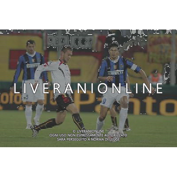Messina 09/11/2006 Coppa Italia tim cup MESSINA-INTER nella foto Iliev-Cruz foto LIVERANI