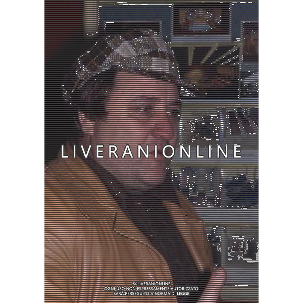 Mario Merola cantante-attore napoletano nel 1979 ph archivio giovanni liverani/agenzia aldo liverani