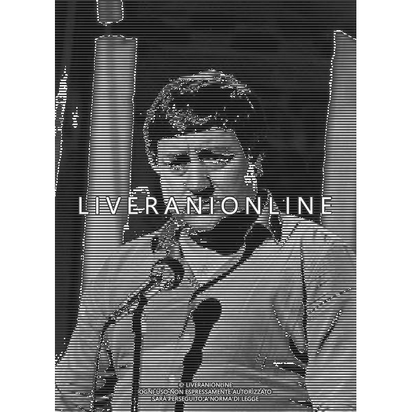 Mario Merola cantante-attore napoletano ph archivio giovanni liverani/agenzia aldo liverani