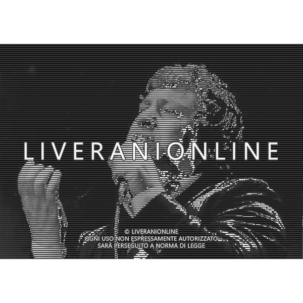 Mario Merola cantante-attore napoletano ph archivio giovanni liverani/agenzia aldo liverani