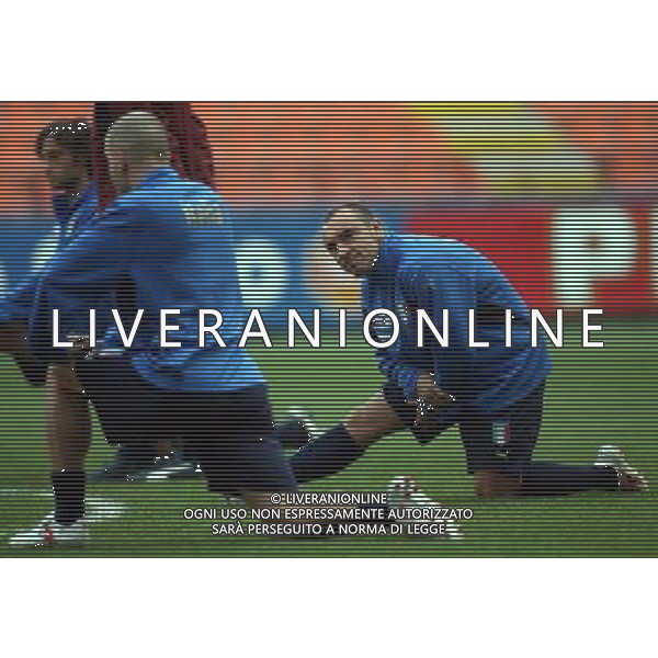 Milano 13/11/2006 stadio G. Meazza raduno nazionale italiana gioco calcio nella foto brocchi cristian ph andry/ag aldo liverani s.a.s.