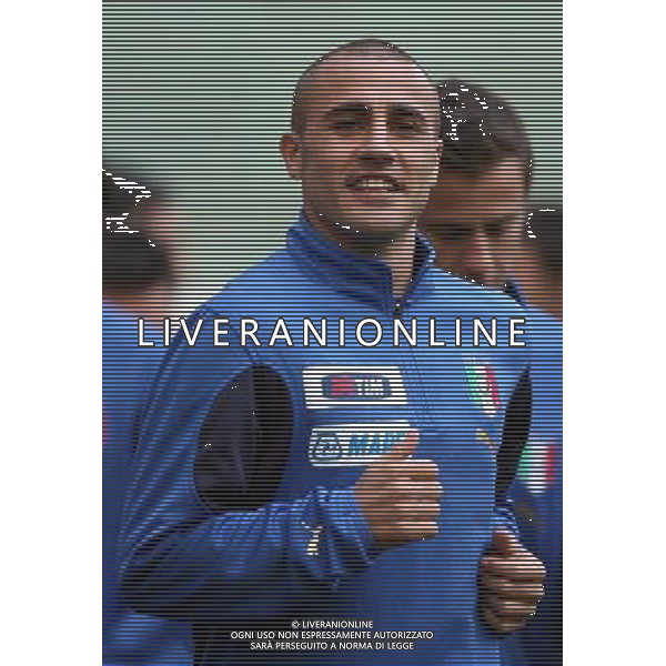 Milano 13/11/2006 stadio G. Meazza raduno nazionale italiana gioco calcio nella foto cannavaro fabio ph andry/ag aldo liverani s.a.s.