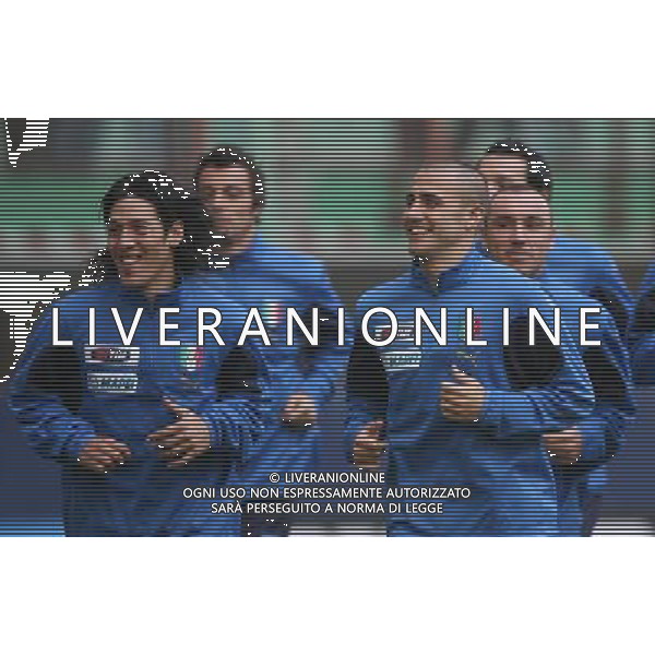 Milano 13/11/2006 stadio G. Meazza raduno nazionale italiana gioco calcio nella foto cannavaro e camoranesi ph andry/ag aldo liverani s.a.s.