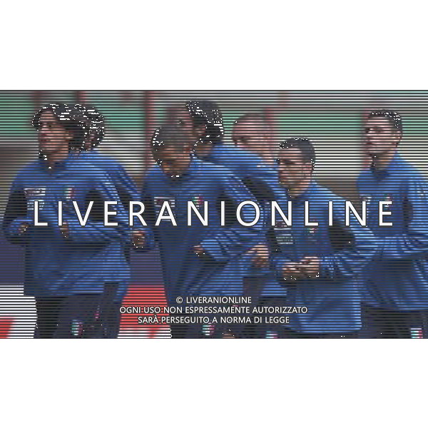 Milano 13/11/2006 stadio G. Meazza raduno nazionale italiana gioco calcio nella foto gruppo ph andry/ag aldo liverani s.a.s.