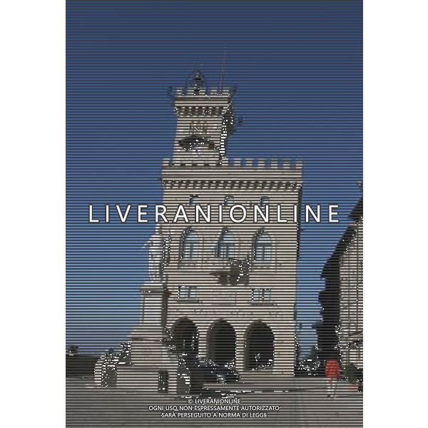 SAN MARINO NELLA FOTO IL PALAZZO DEL GOVERNO DI SAN MARINO IFC-AGENZIA ALDO LIVERANI