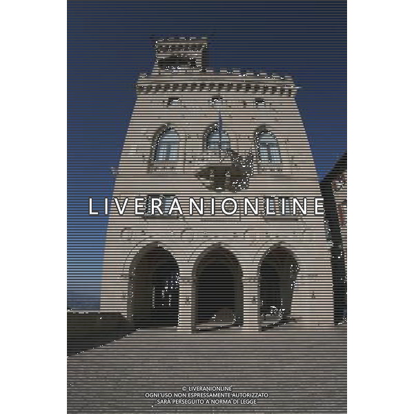 SAN MARINO NELLA FOTO IL PALAZZO DEL GOVERNO DI SAN MARINO IFC-AGENZIA ALDO LIVERANI