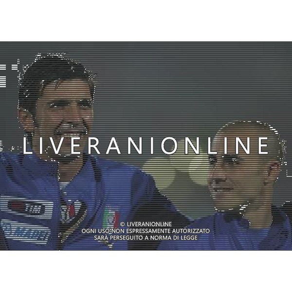 Bergamo 15 novembre 2006 Italia-Turchia amichevole nella foto: Buffon Gianluigi e Cannavaro Fabio foto Andry / Ag. Aldo Liverani