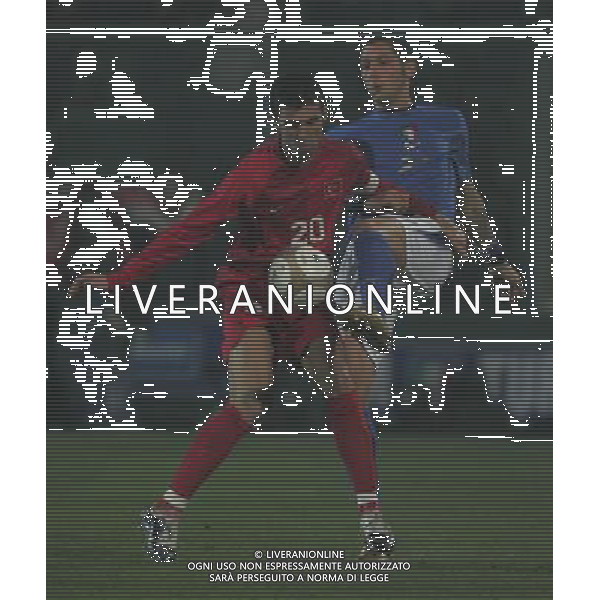 Bergamo 15 novembre 2006 Italia-Turchia amichevole nella foto: Materazzi Marco e Hakan Sukur foto Andry / Ag. Aldo Liverani