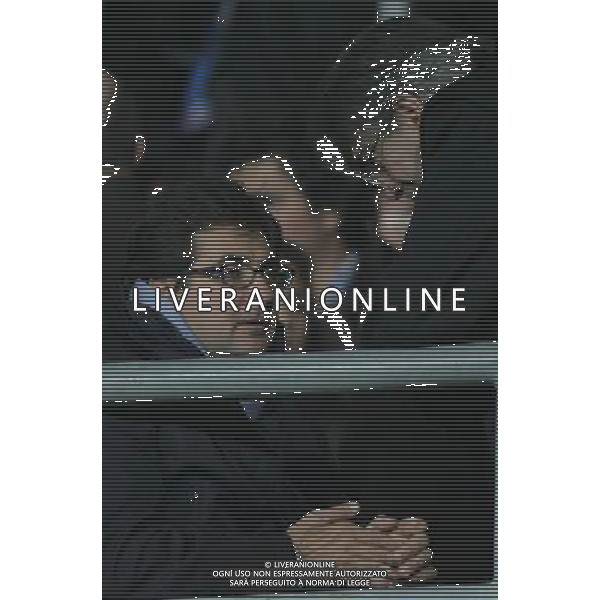 Bergamo 15 novembre 2006 Italia-Turchia amichevole nella foto: Pancalli Luca e Moratti Massimo foto Andry / Ag. Aldo Liverani