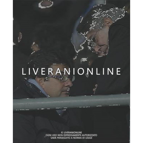 Bergamo 15 novembre 2006 Italia-Turchia amichevole nella foto: Pancalli Luca e Moratti Massimo foto Andry / Ag. Aldo Liverani