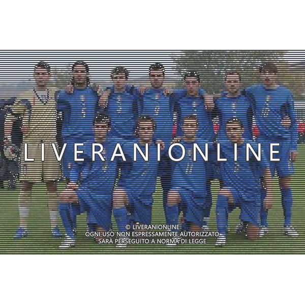 Carpenedolo (Brescia) 15 novembre 2006 Italia \'C\' Under 20 - Ungheria Under 20 nella foto: formazione Italia Under 20 foto Andry / Ag. Aldo Liverani