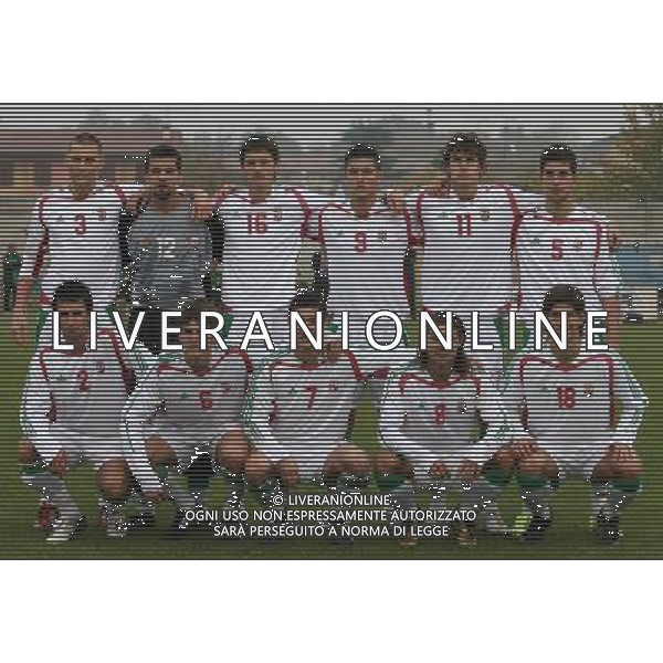 Carpenedolo (Brescia) 15 novembre 2006 Italia \'C\' Under 20 - Ungheria Under 20 nella foto: formazione Ungheria Under 20 foto Andry / Ag. Aldo Liverani